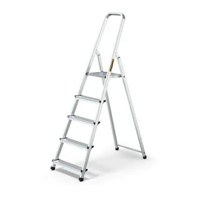 5 STEPS ALUMINIUM HOUSEHOLD LADDER, 125kg