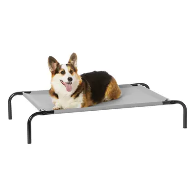 Amazon Basics cooling Elevated Dog Bed with Metal Frame Medium x