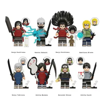 (8PCS-G) Naruto Minifigures Kid's Toys Fit Lego