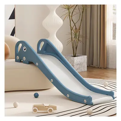 Kids Indoor Slide for Bed Couch Toddler Plastic Sofa Stairs Elephant Blue