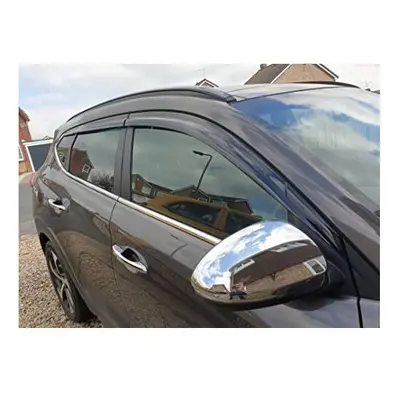 AUTO CLOVER Wind Deflectors Set for Hyundai Tucson (6 pieces)