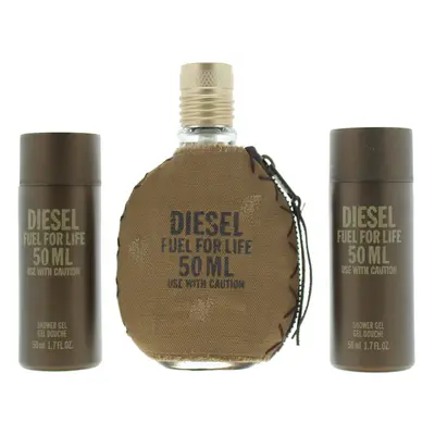 Diesel Fuel For Life Edt 50Ml Shower Gel 50Ml X