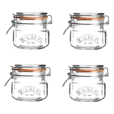 Kilner 0025.541A Cliptop Jars, Glass