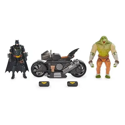 Comics, Batman Transforming Batcycle Battle Pack with Exclusive 10-cm Killer Croc and Batman Act