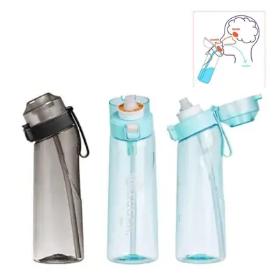 (Black) Air Up Water Bottle taste pod 650ml Fruit Flavored