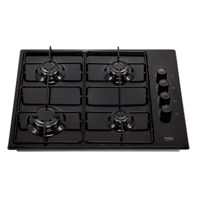 Beko HIBG64120SB 61cm Gas Hob - Black