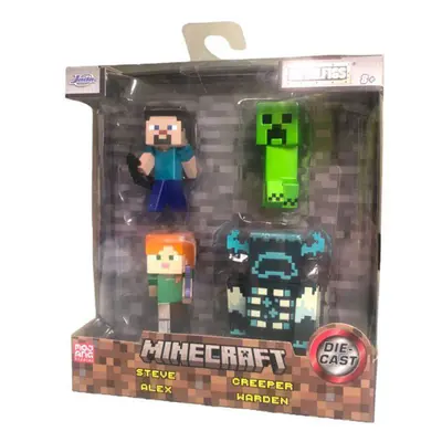 Minecraft 2.5" MetalFigs 4-Pack