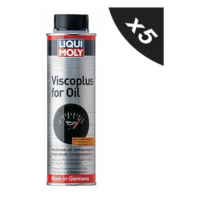 Liqui Moly Viscoplus Oil saver Reduces Oil Consumption & Engine Noise 5x300ml