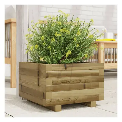 vidaXL Garden Planter 40x40x26.5 cm Impregnated Wood Pine