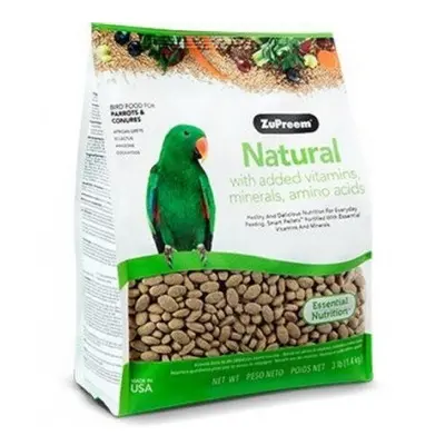 Zupreem Natural Pet Diet Avian Diet Parrots & Conures Bird Food-3 Lb