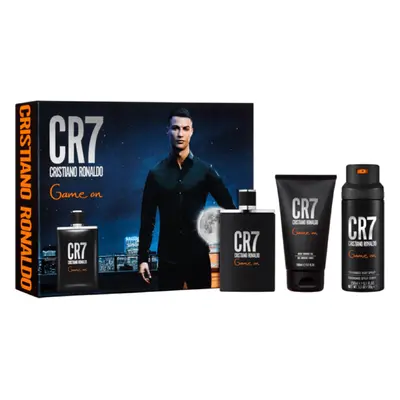 Cristiano Ronaldo CR7 Game On Gift Set 100ml EDT Spray + 150ml Shower Gel + 150ml Body Spray