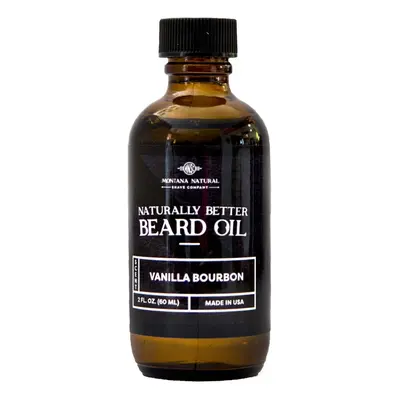 MNSC Vanilla Bourbon Naturally Better Beard Oil & Conditioner - Softens, Smooths, & Strengthens 