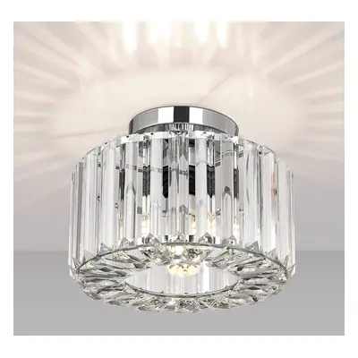 Crystal Ceiling Light, Modern Ceiling Light , Crystal Lampshade, E27 for Kitchen, Hallway, Bedro