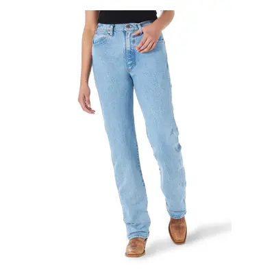 Wrangler Women's Cowboy Cut High Rise Slim Fit Tapered Leg Jean Antiq