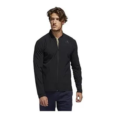 adidas Men's AEROREADY Woven 3-Stripes Full-Zip Jacket Black Large/Tal