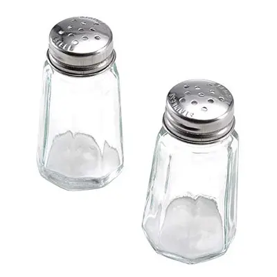 Lifetime Brands Salt & Pepper Set Oz clear glass