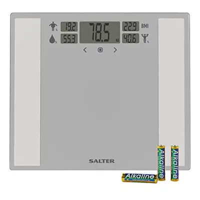 9185 SV3R Dashboard Analyser Scale - Bathroom Scale, LCD Display, Measures Weight, Body Fat/Wate