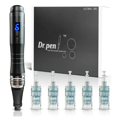 Dr. Pen Ultima M8 Microneedling Pen Professional Kit with 5pcs 16pin and 2pcs 36pin