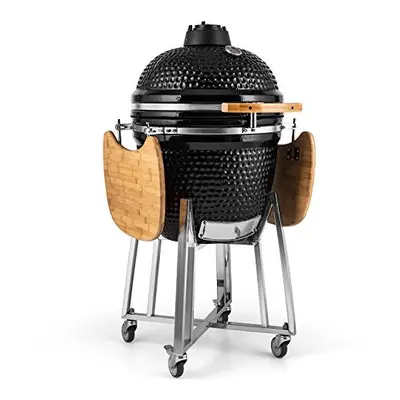 Klarstein Kingsize Kamado Ceramic Grill (21" Smoker, Slow Cooking Temperatures from to C, cm-Thi