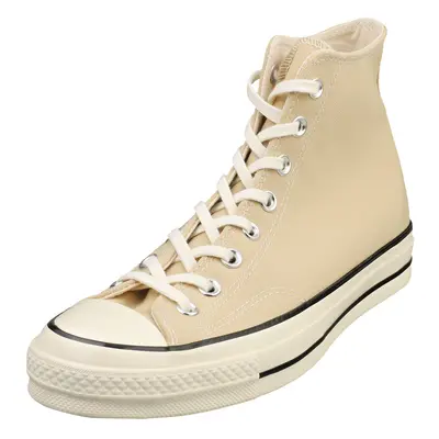 Converse Chuck Hi Unisex Casual Trainers in Oat Milk - 11.5 UK