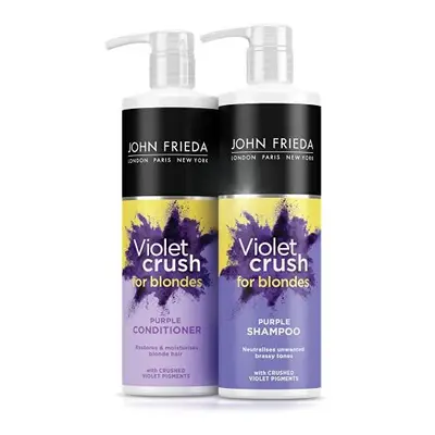 Violet Crush Purple Shampoo and Purple Conditioner Bundle, x ml, Neutralising and Toning Shampoo