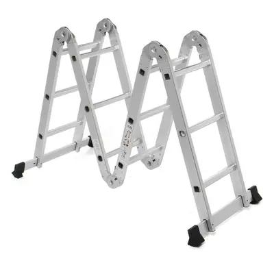 3.5M in Aluminium Folding Ladder Multi Position Purpose EN131