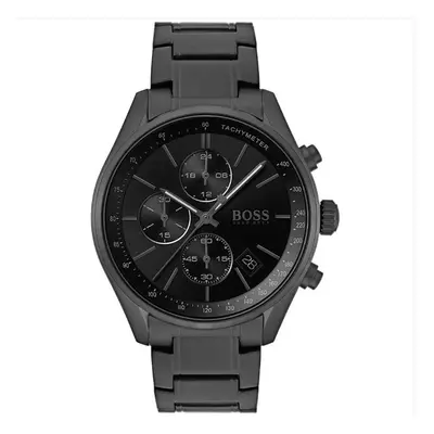 Hugo Boss Men's Grand Prix Black Chronograph Quartz Watch