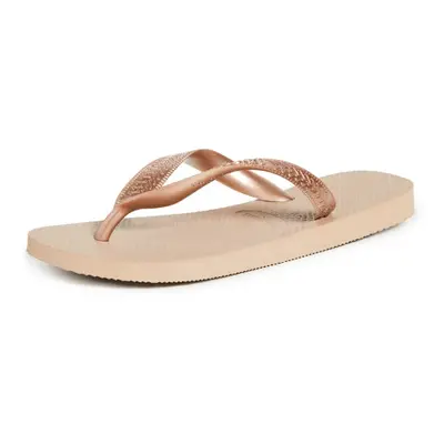 Havaianas Women's Top Tiras Flip Flop Sandal Rose Gold