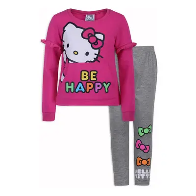 Hello Kitty Girls Long Sleeve Shirt and Legging Pants Set for Toddler