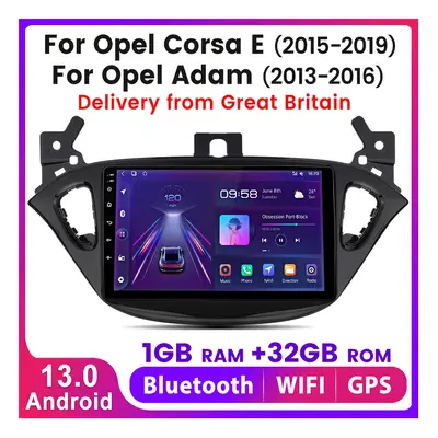 CarPlay Android13 Car Radio GPS Sat Nav For Vauxhall Opel Adam Corsa E