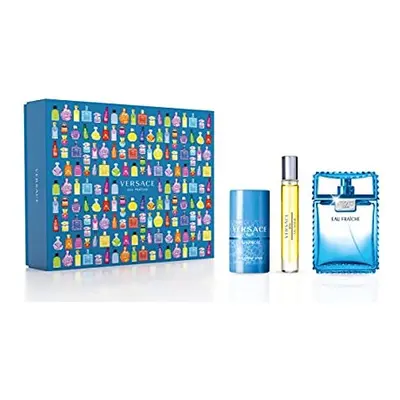 Versace Man Eau Fraiche Gift Set 100ml EDT + 10ml EDT + Bag