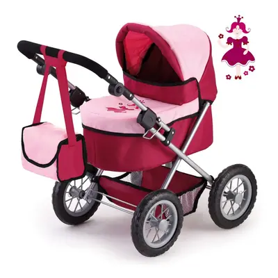 Doll pram BAYER Design Trendy 13014AA deep Pink, Burgundy