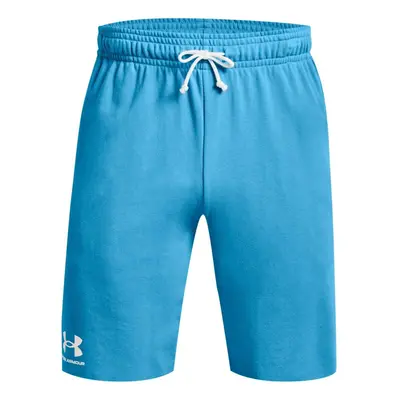 Under Armour Mens Rival Terry Shorts (419) Capri / / Onyx White X-Sm