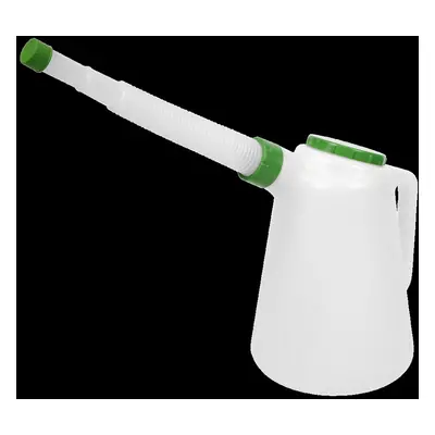 Oil Container with Green Lid & Flexible Spout 5L