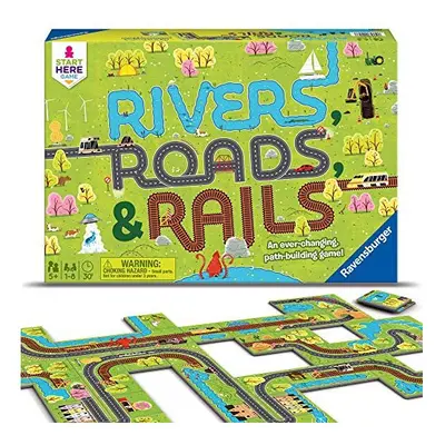 Ravensburger Rivers, Roads And Rails - Childrens Game