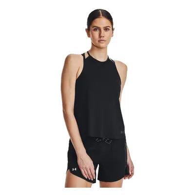 Under Armour Women's Iso-Chill Strappy Tank (002) Black / / Pitch Gra