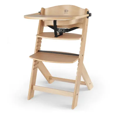 Kinderkraft Wooden Highchair in ENOCK, Multifunctional Baby Chair, Ajustable Heigh and Footrest,