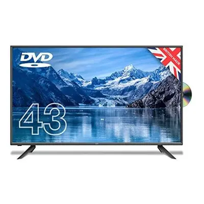 Cello C43227FT2 43-Inch Full HD LED TV with Freeview HD DVD Player and USB - Black