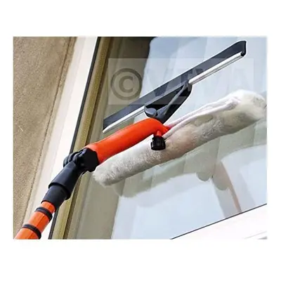 3.5M TELESCOPIC WINDOW CLEANER KIT WINDOW CLEANING EQUIPMENT SQUEEGEE SOFT HEAD