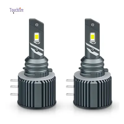 2Pcs H15 LED Canbus No Error CSP3570 Chip Headlight 80W 15000Lm DRLs Car