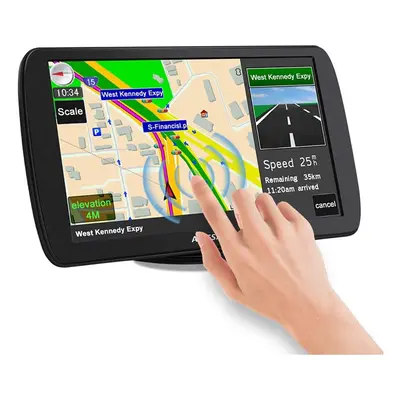 9 inch Sat Nav, Satnav Europe UK Maps GPS Navigation for Car Truck Lorry HGV Caravan Motorhome, 