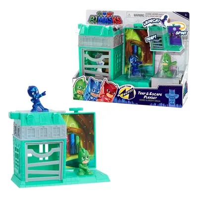 PJ Masks Nighttime Micros Trap & Escape Playset Gekko vs. Night Ninja