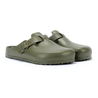 (Green, (Adults')) Birkenstock Boston EVA Men's Khaki Clogs