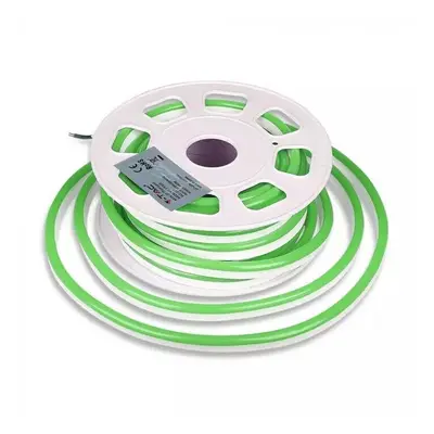 NEON FLEX COLORCODE:GREEN 24V - 10m, 8W/m, 320lm, x 16.5mm