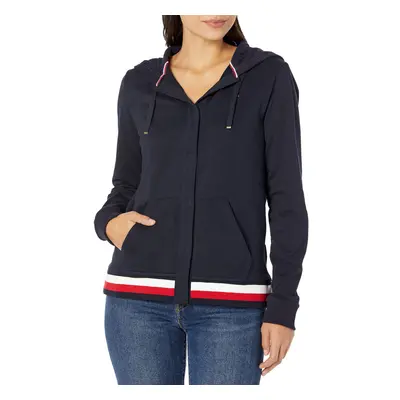 Tommy Hilfiger Women's Adaptive Hoodie Sweatshirt with Magnetic Zipper