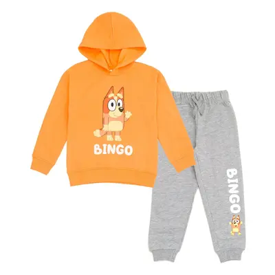 Bluey Bingo Toddler Boys Fleece Pullover Hoodie and Jogger Pants Outfi