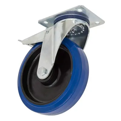 Sealey 200mm Castor Wheel with Swivel Plate & Total Lock SCW3200SPLEM