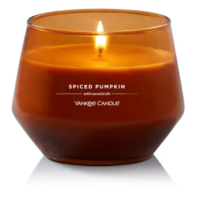 Yankee Candle Studio Medium Candle Spiced Pumpkin oz: Long-Lasting Essential-Oil Scented Soy Wax