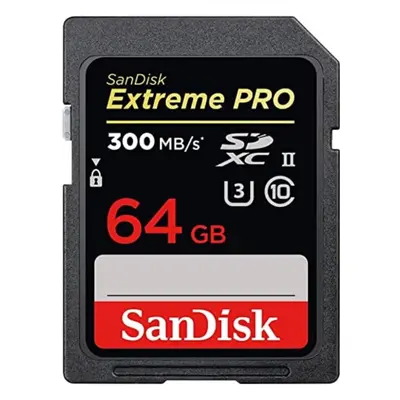 Sandisk Extreme Pro SD UHS-II (64GB, SDSDXDK-064G)