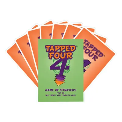 Tapped Four Card Game to Players - Strategy Luck Laughter Nonstop Fun for Family and Friends